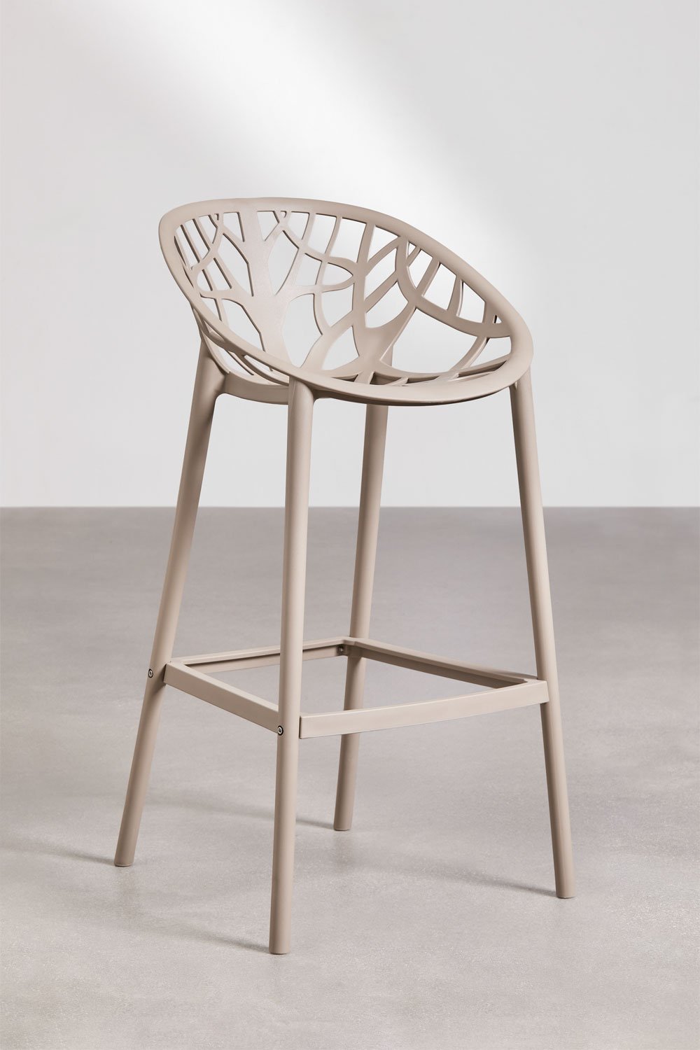 Pack of 2 Ores polypropylene high stools, gallery image 1