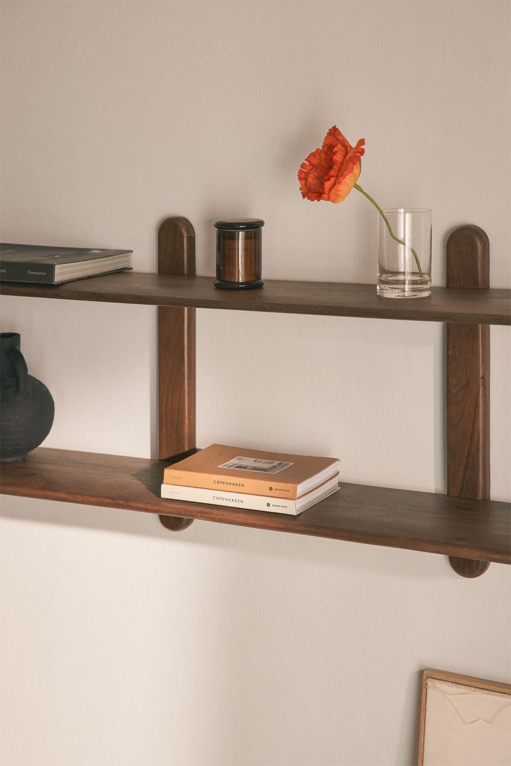 Wall shelf in Veleta wood, gallery image 2