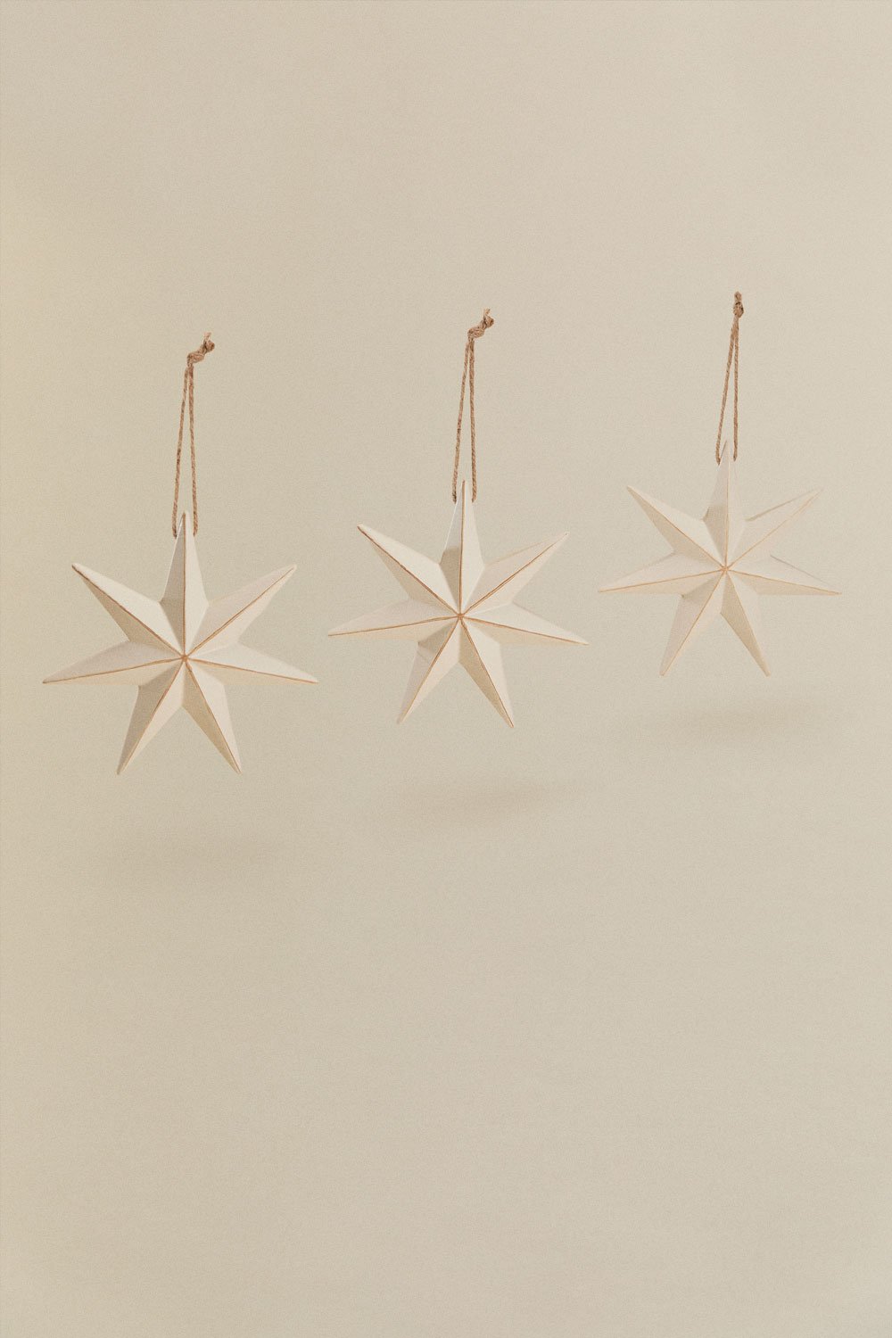 Set of 3 Christmas ornaments in MDF Perg, gallery image 3