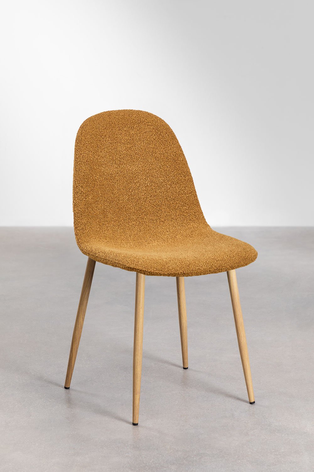 Silla de comedor en tela bouclé Glamm Deluxe, gallery image 1