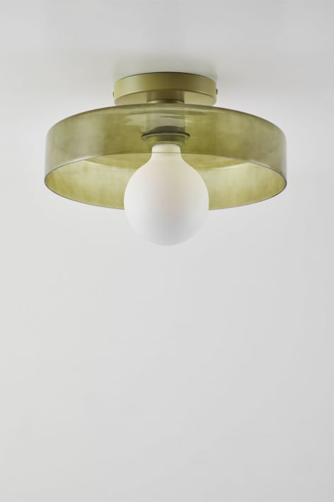 Jaxal glass bathroom ceiling light