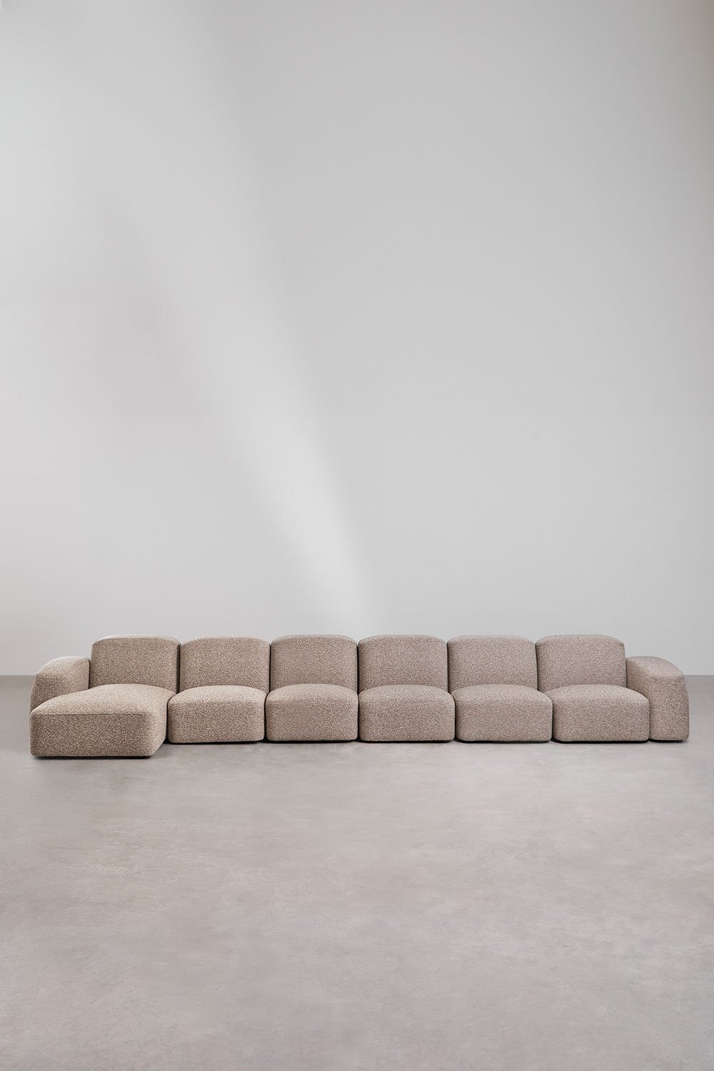 Bastian 6-Piece Left Chaise Longue Modular Sofa, gallery image 4