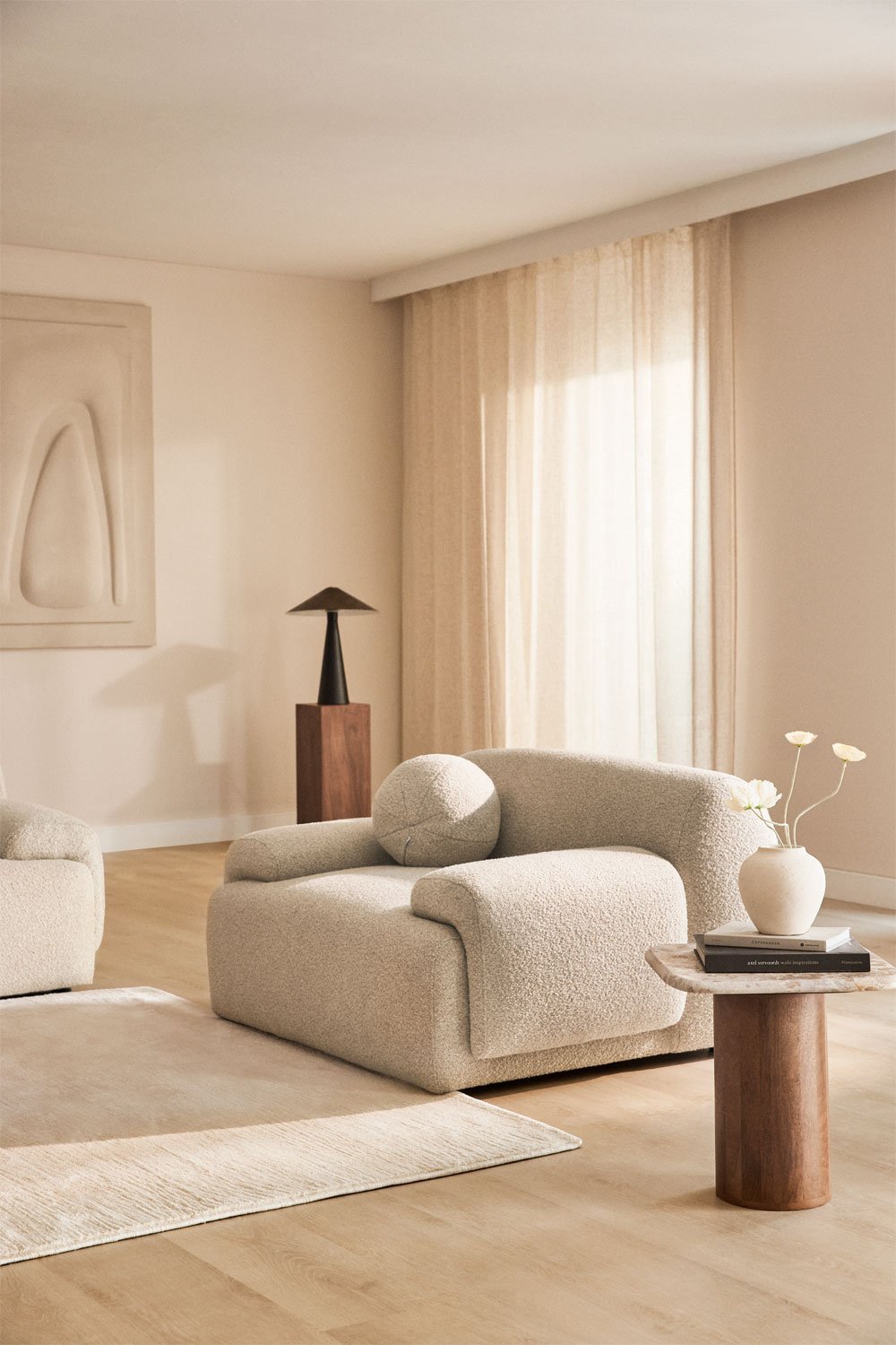 Shirina upholstered armchair, gallery image 1