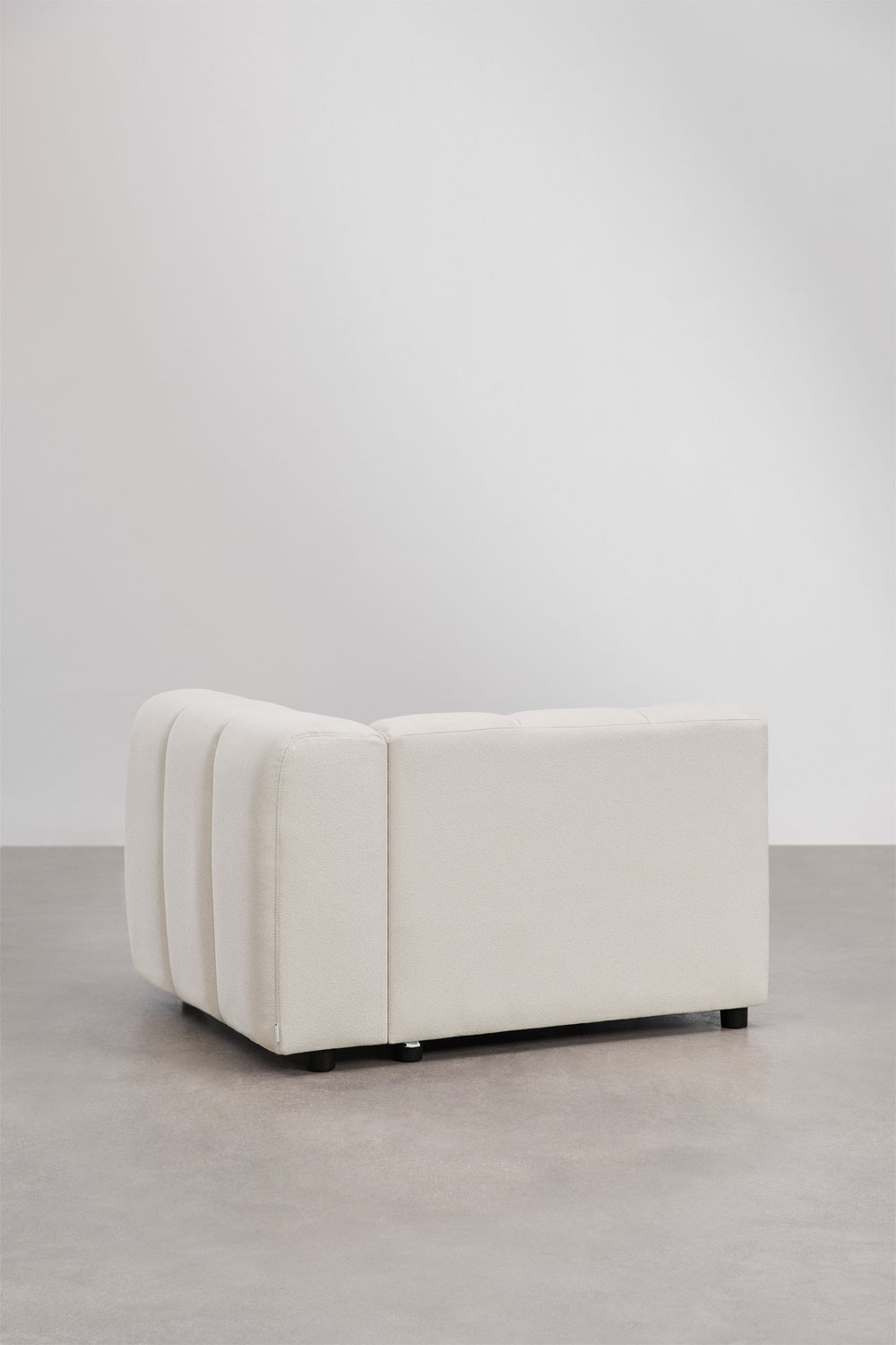 Right corner module for Eliot bouclé fabric modular sofa - SKLUM
