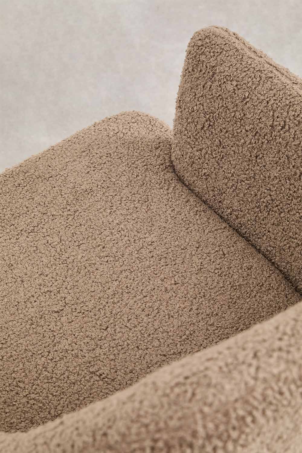 Banfil sheepskin dining chair with armrests, gallery image 7