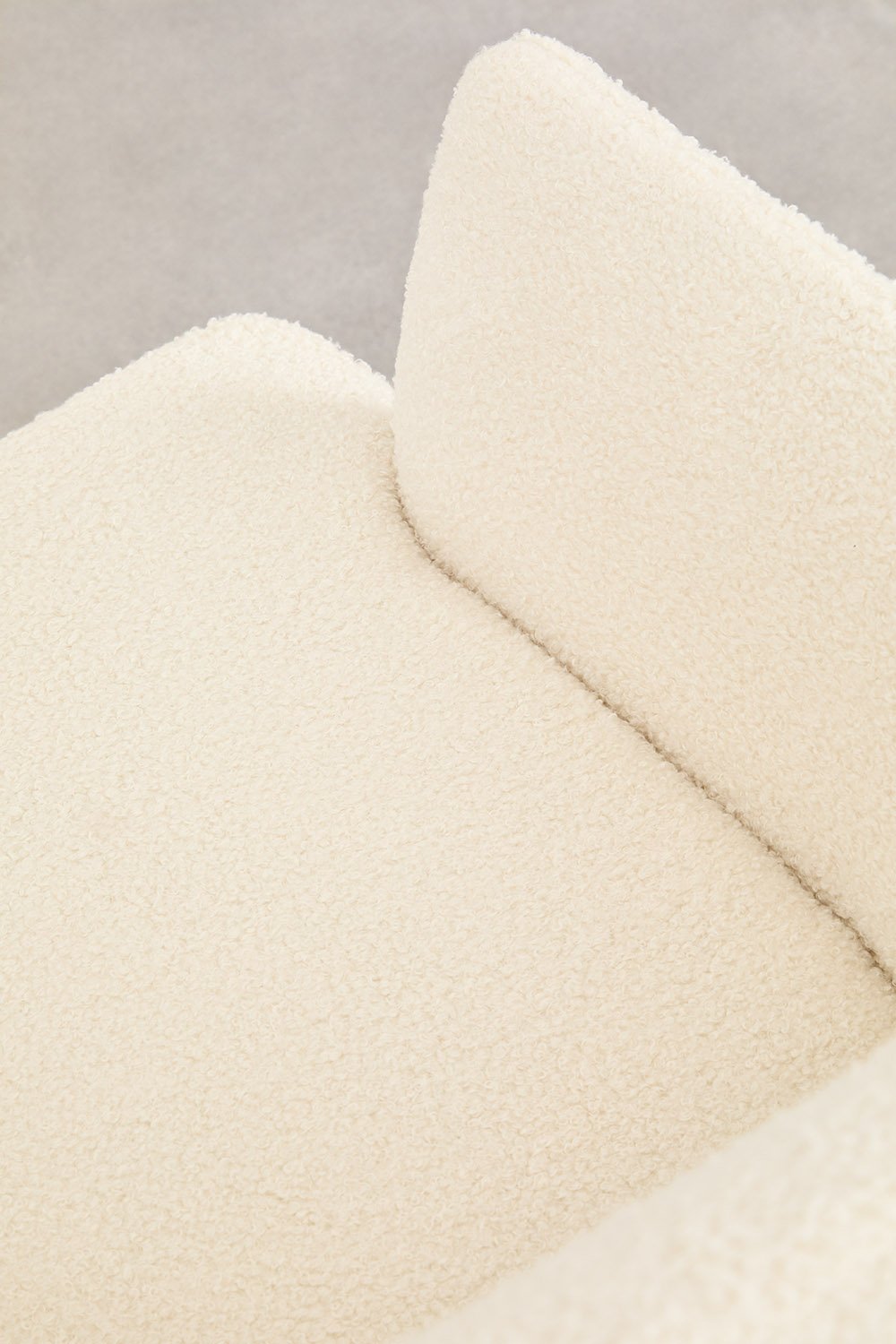 Pack of 4 Banfil sheepskin dining chairs with armrests, gallery image 6