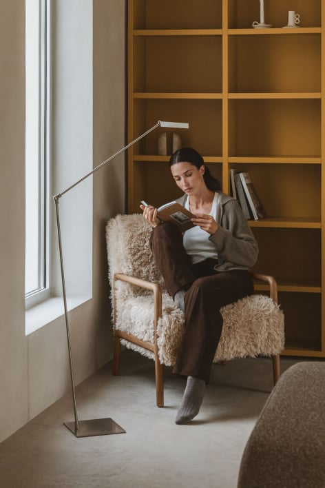 Maylene rubber wood armchair