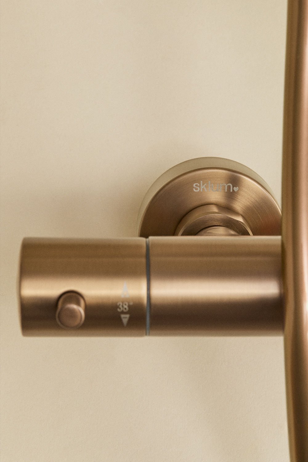 Thermostatic brass shower column Orveta, gallery image 9