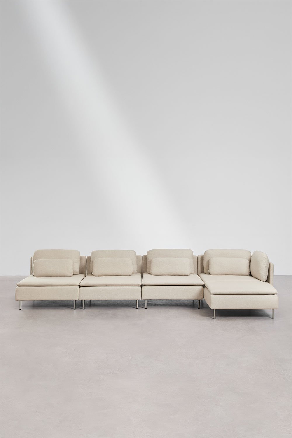 Oriol 4-piece right-sided chaise longue modular sofa, gallery image 4