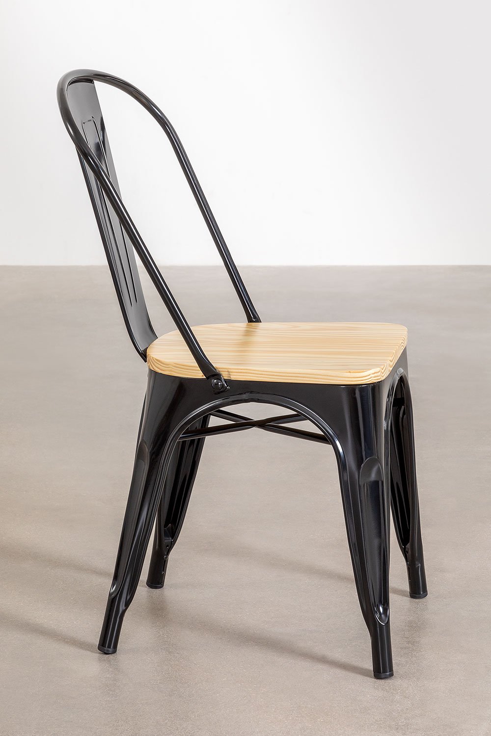 Pack of 2 Lix stackable dining chairs, gallery image 4