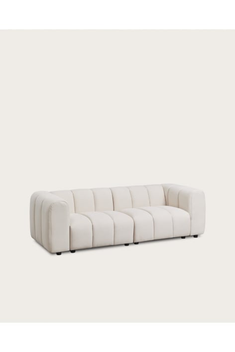 2-piece modular sofa in Eliot bouclé fabric