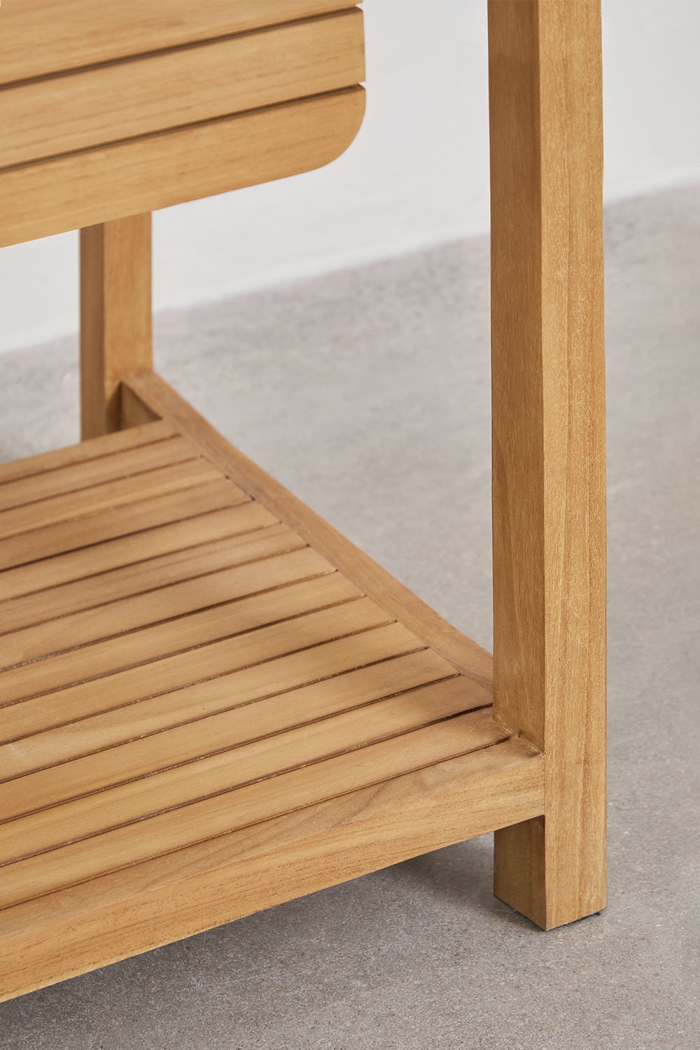 Bradley teak wood bathroom furniture set, gallery image 6