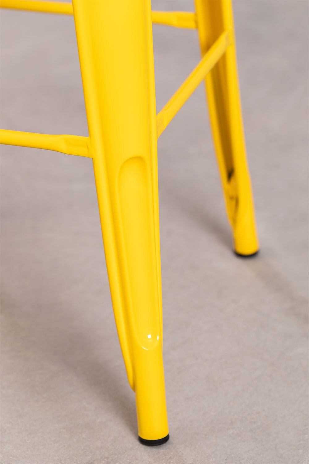 Pack of 4 stackable high stools in Lix steel, gallery image 7