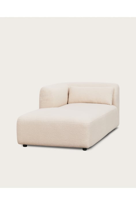 Left chaise longue for Fogler modular sofa