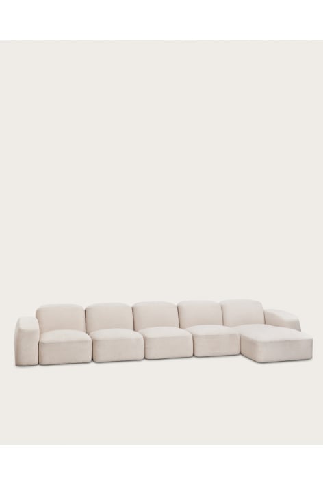 Bastian 5-Piece Right Chaise Longue Modular Sofa