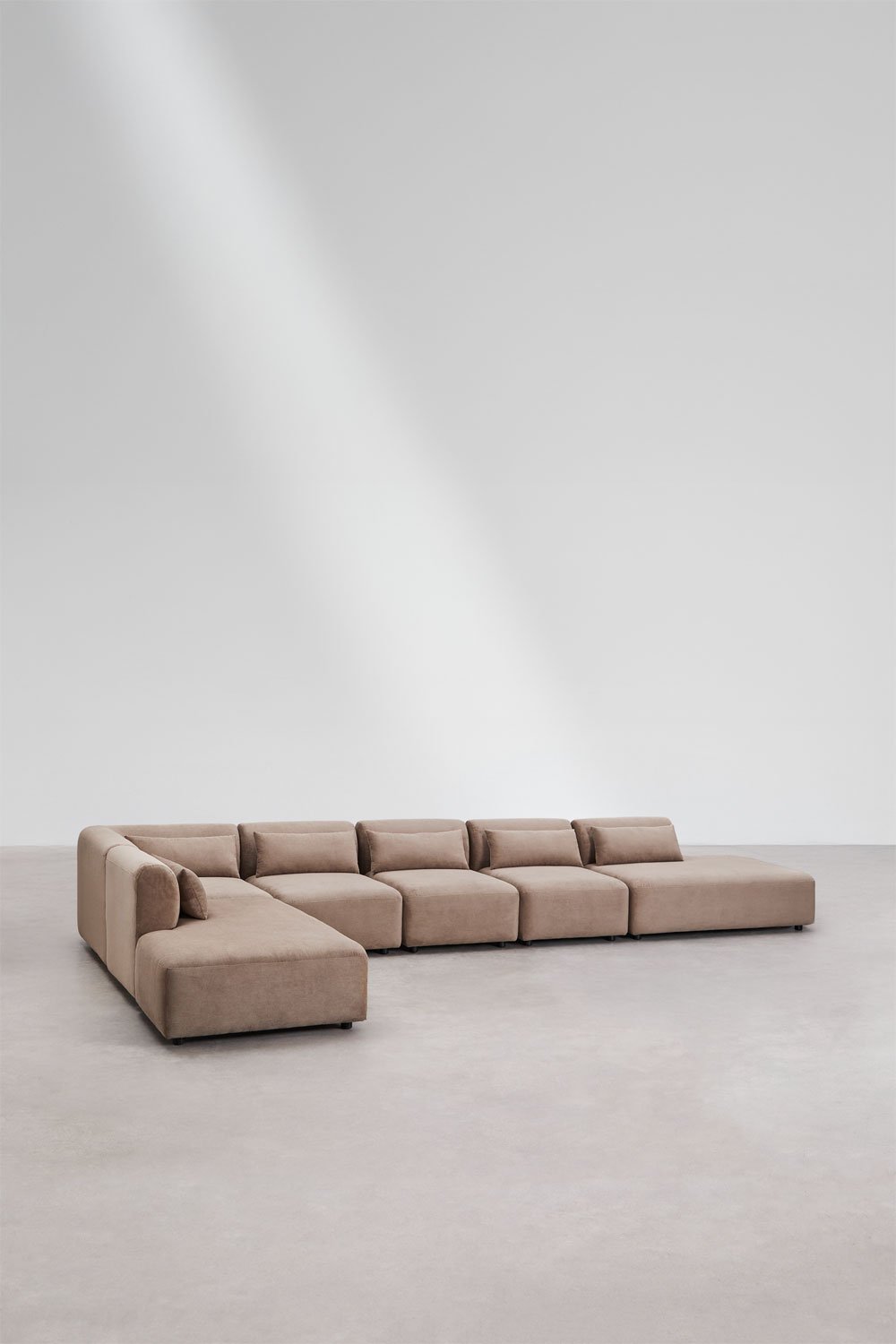 Fogler 6-Piece Corner Modular Sofa with Double Chaise Lounge, gallery image 1