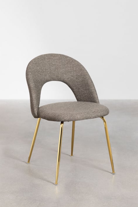 Glorys upholstered dining chair - Fabric Sand Brown