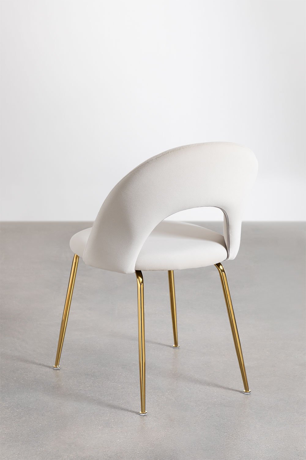 Pack of 2 Glorys upholstered dining chairs, gallery image 3