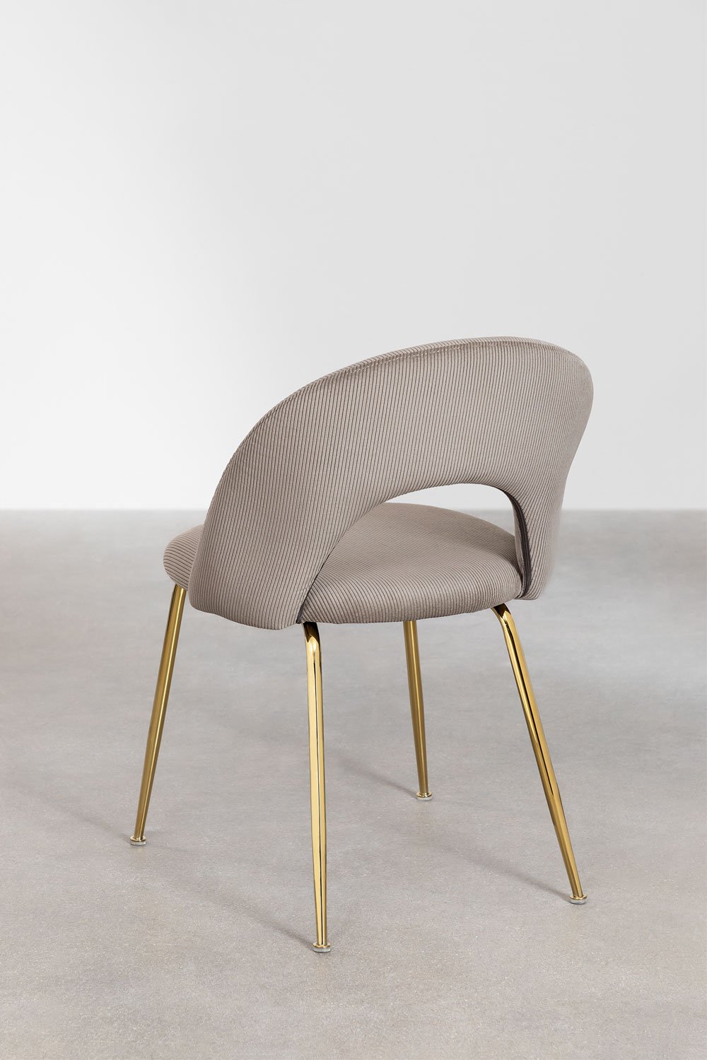 Pack of 2 Glorys upholstered dining chairs, gallery image 3