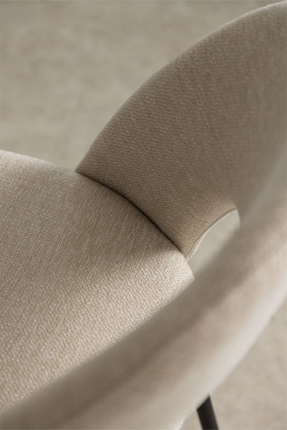 Pack of 4 Glorys upholstered dining chairs, gallery image 2