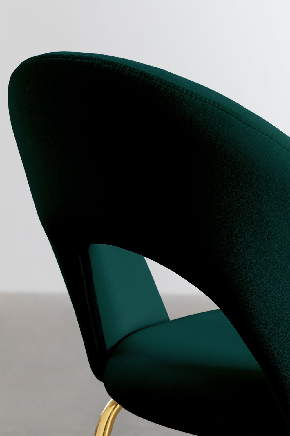 Pack of 4 Glorys upholstered dining chairs, gallery image 4