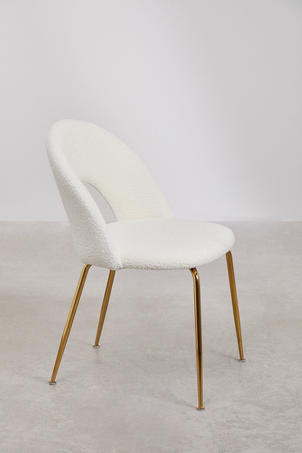 Pack of 4 Glorys upholstered dining chairs, gallery image 3