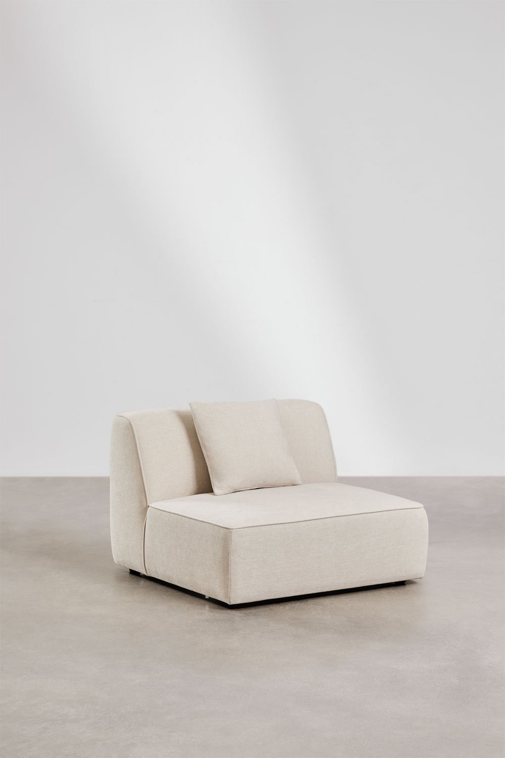 4-piece modular corner sofa with right chaise and upholstered Cardea ottoman, gallery image 6