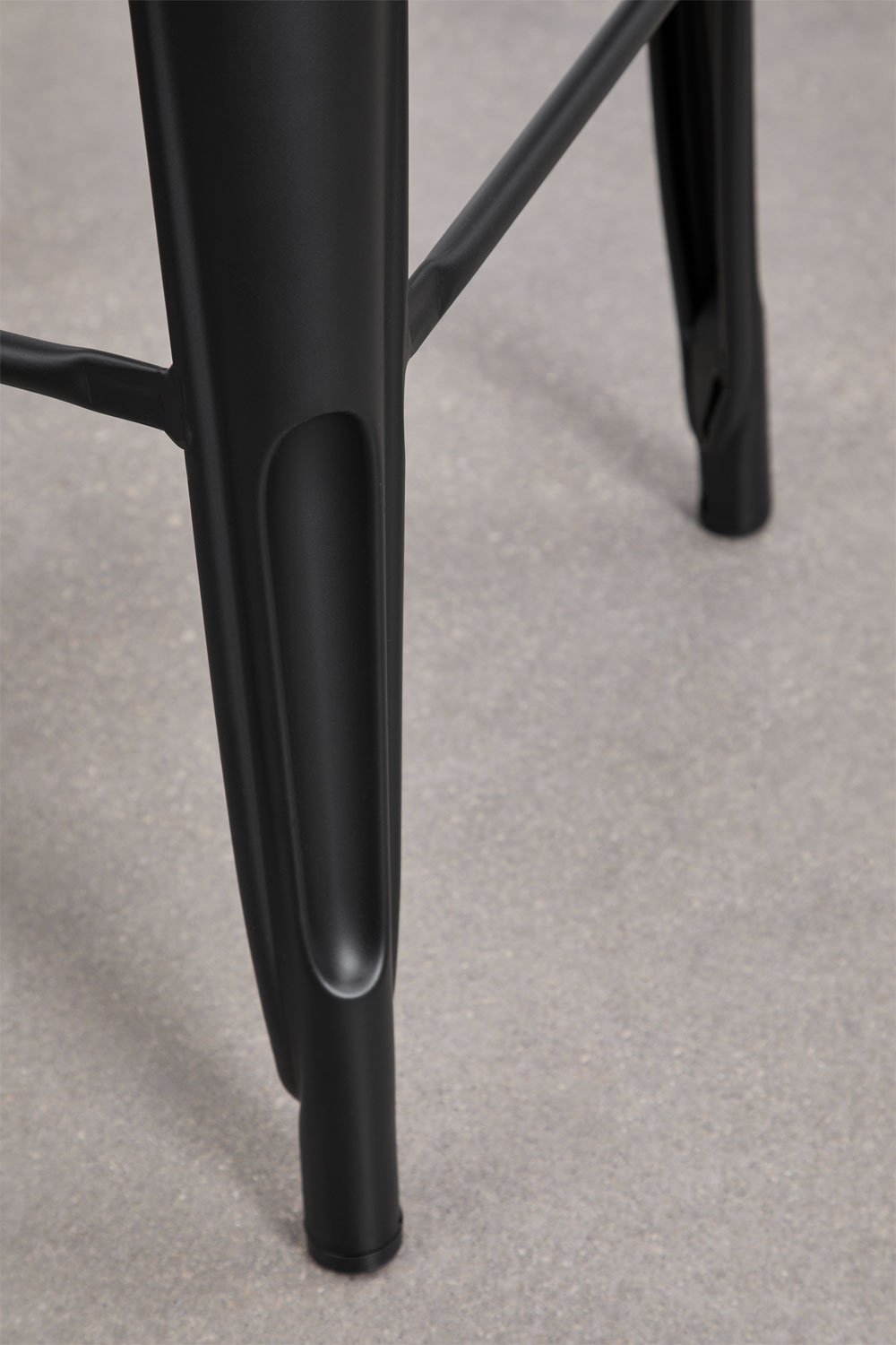 Stackable high steel bar stool Lix, gallery image 5