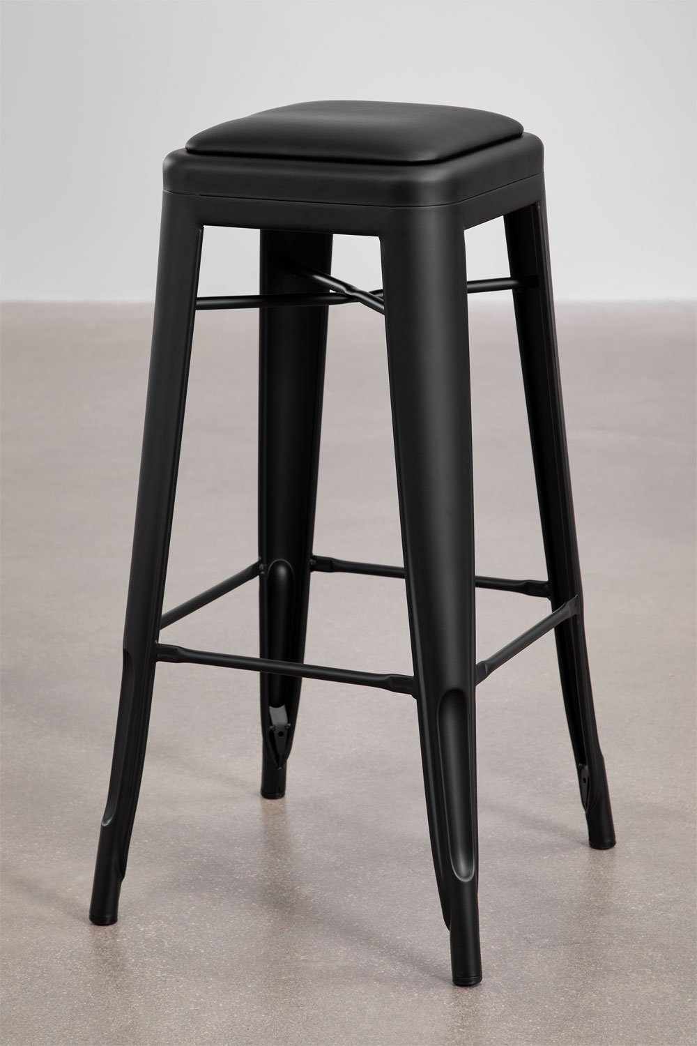 Lix stool cushion in imitation leather, gallery image 5