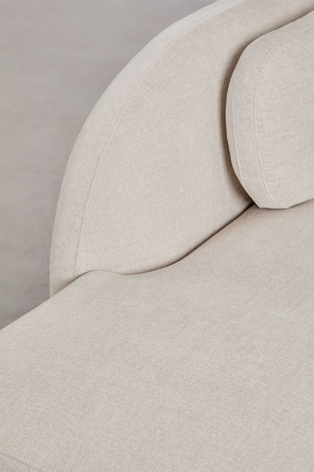 3-piece right modular chaise longue sofa with left divan in Coquette chenille, gallery image 4