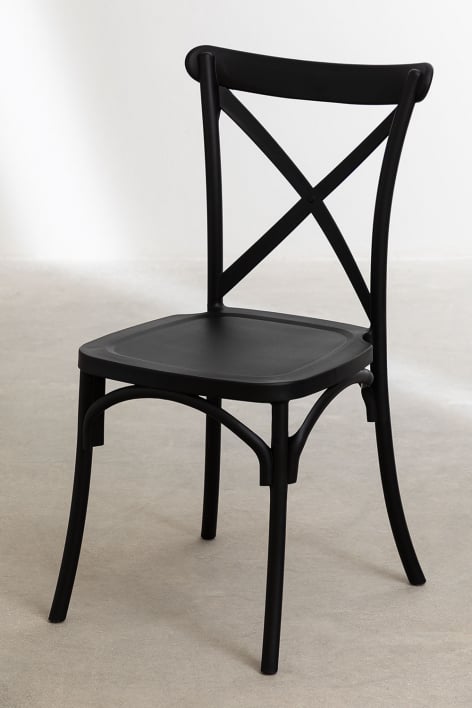 Otax stackable polypropylene garden chair