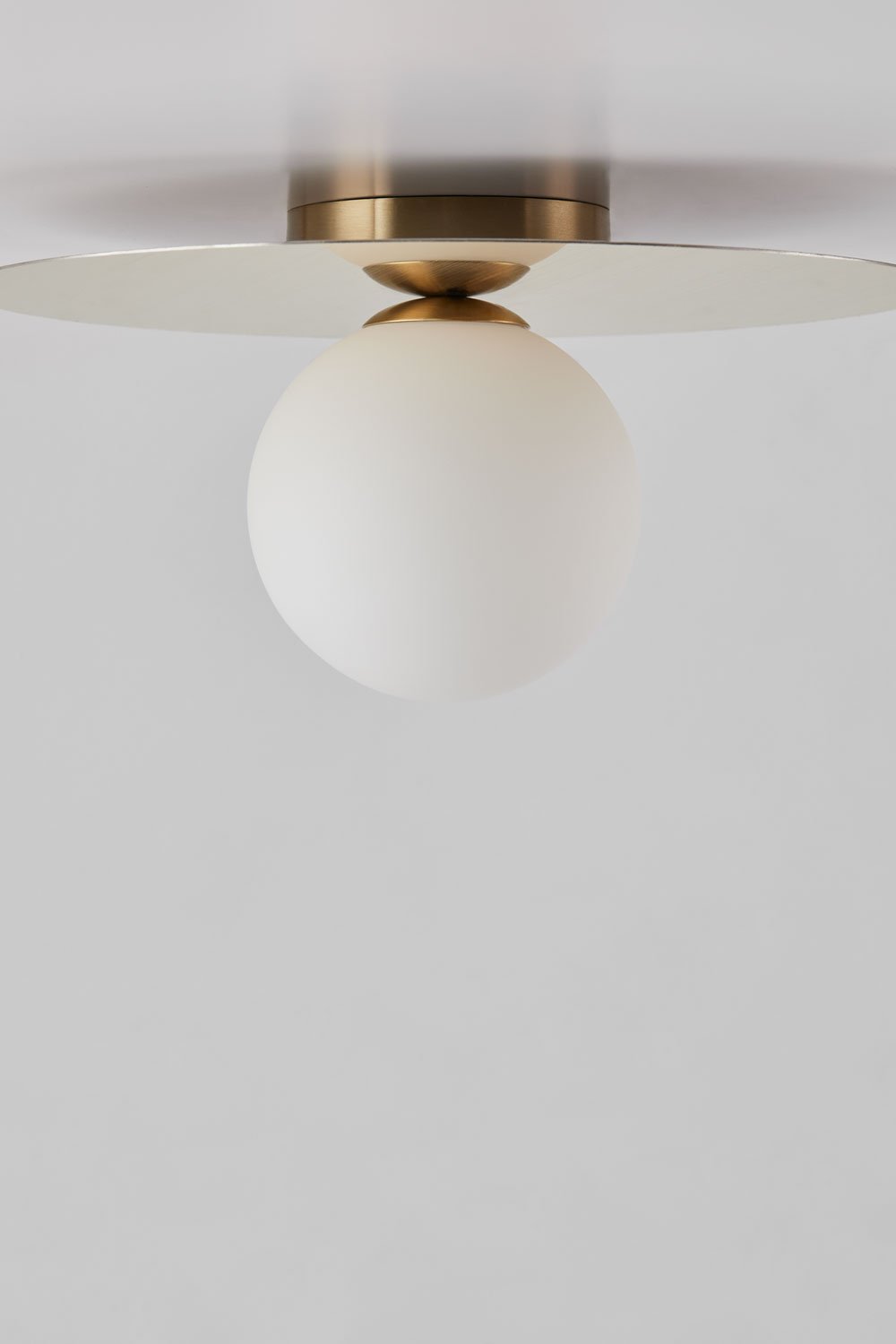 Anine iron and glass ceiling lamp, gallery image 3