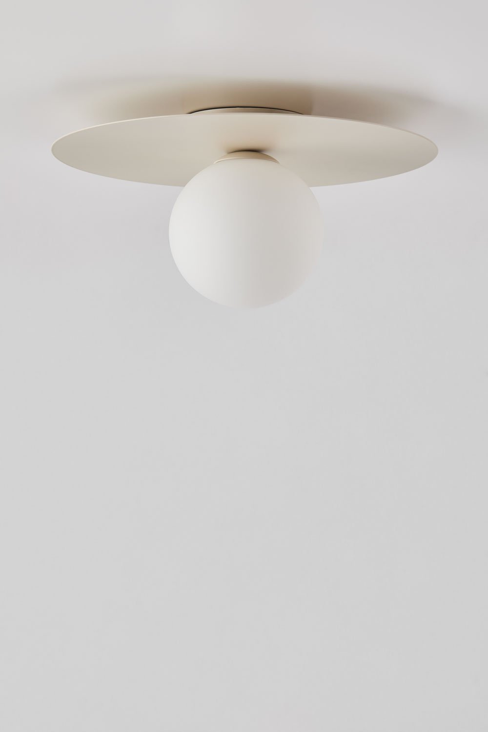 Anine iron and glass ceiling lamp, gallery image 1