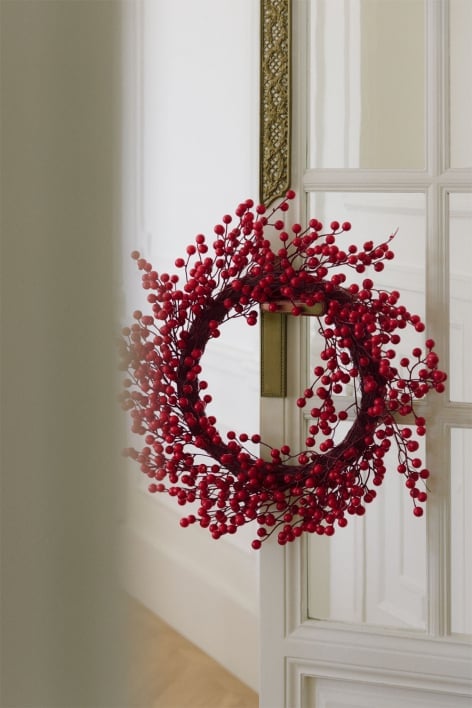 Christmas decorative wreath Ø60 cm Gianira
