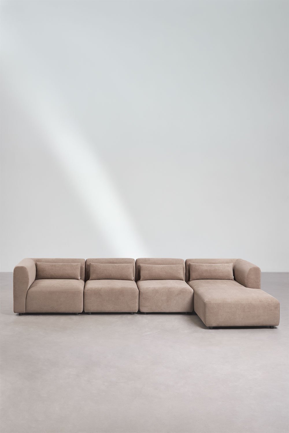 Fogler 4-Piece Right Chaise Longue Modular Sofa, gallery image 3