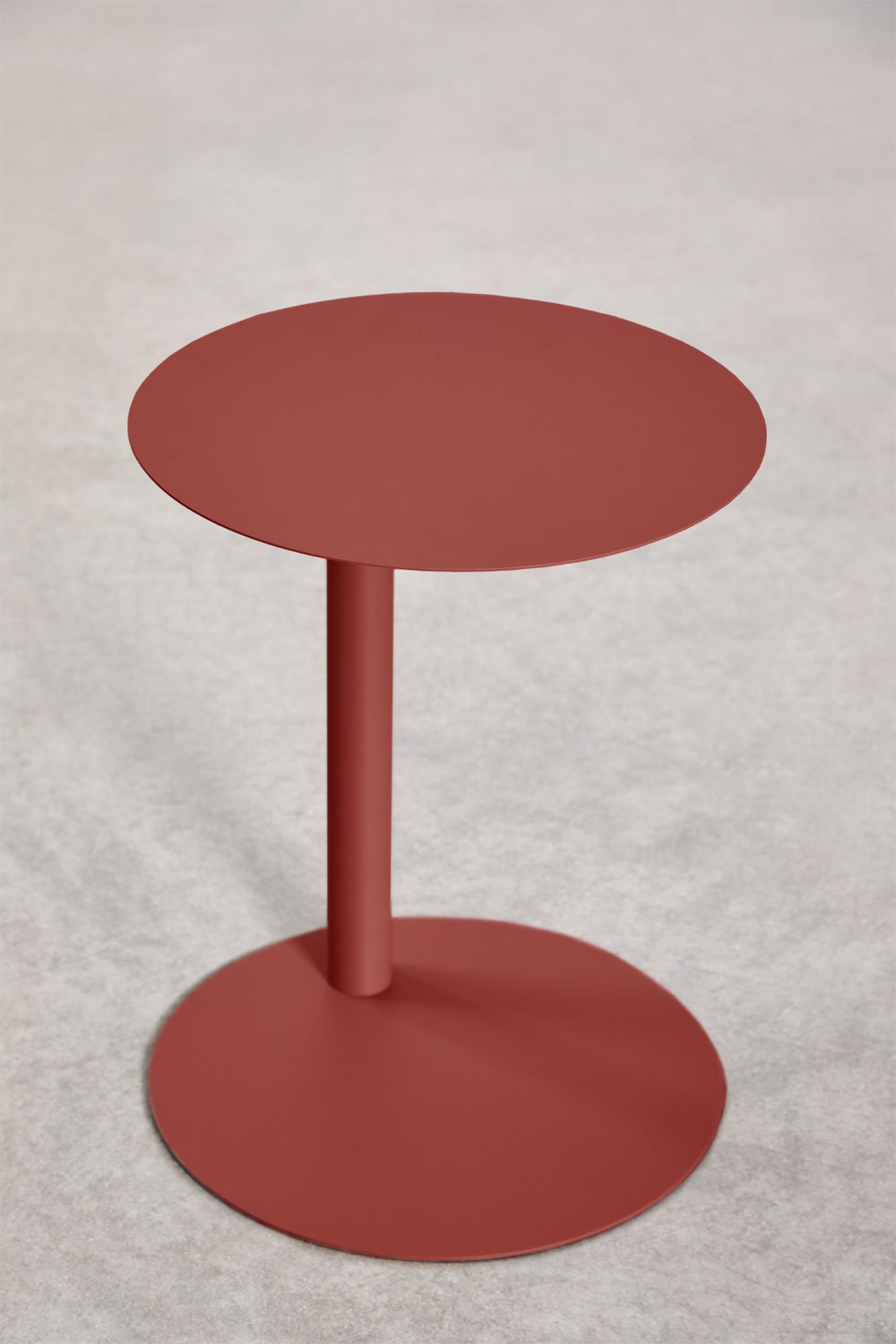 Yannik round Ø40 cm steel garden side table, gallery image 4