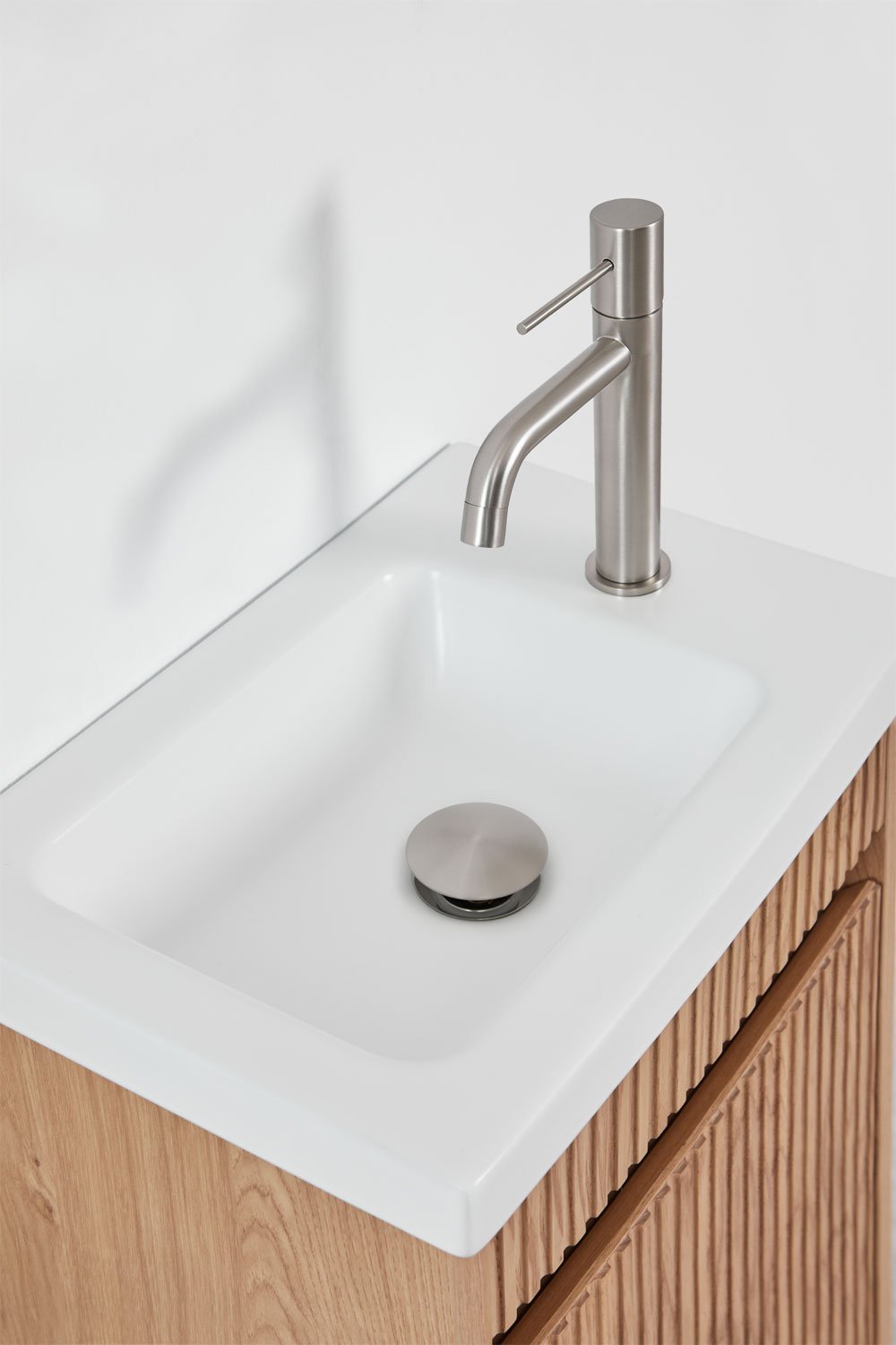 Narek wooden bathroom furniture set with integrated sink, gallery image 4