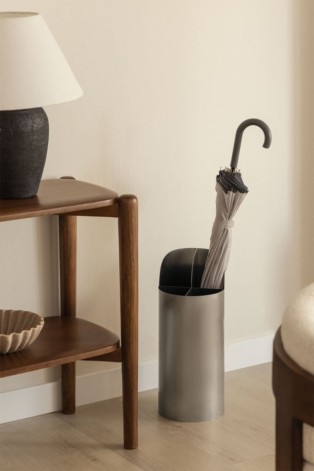 Maurizio steel umbrella stand, gallery image 1