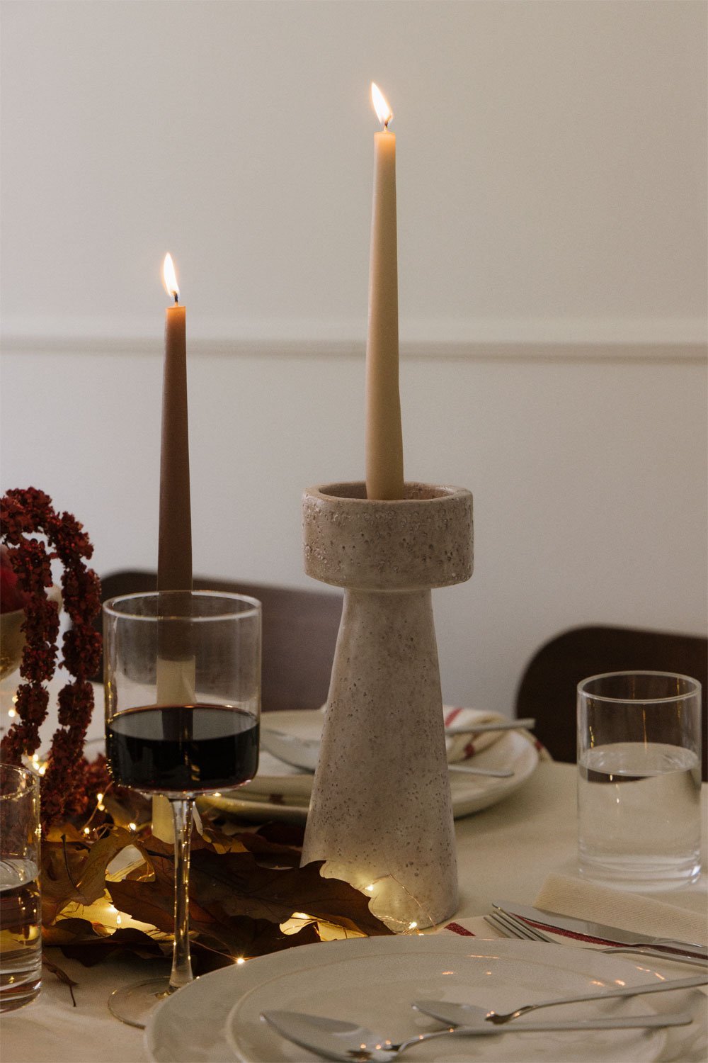 Candelabra in Cement Aumont, gallery image 1
