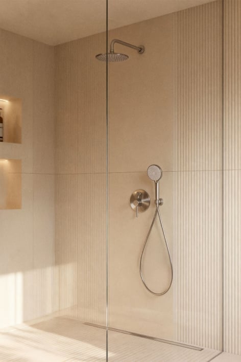 Orveta brass built-in shower column