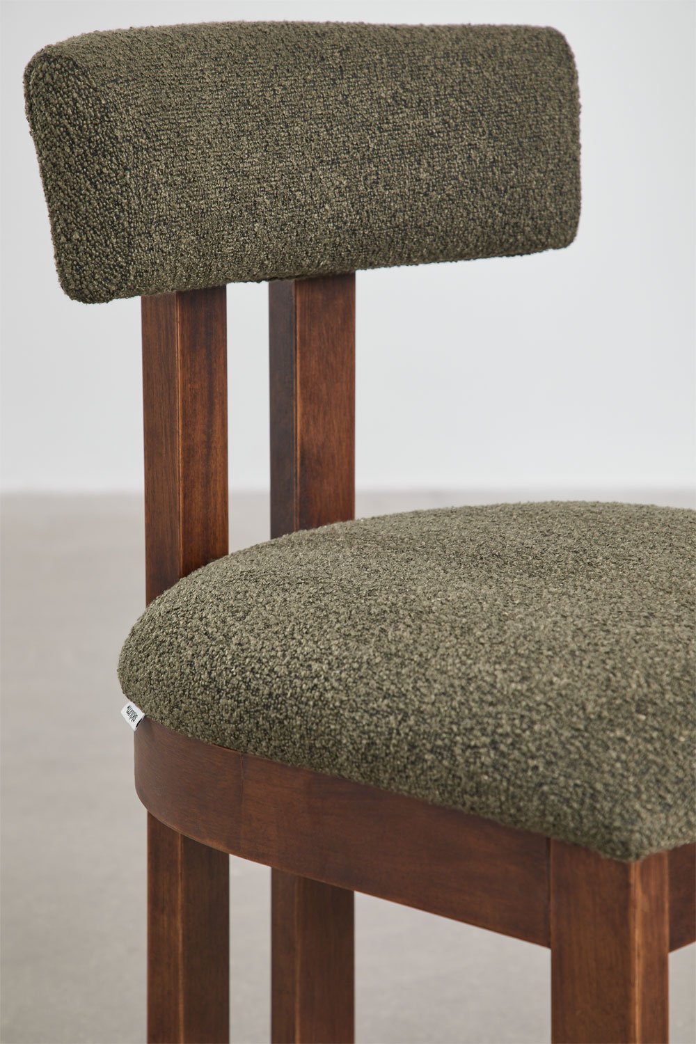 Argider bouclé fabric dining chair, gallery image 6