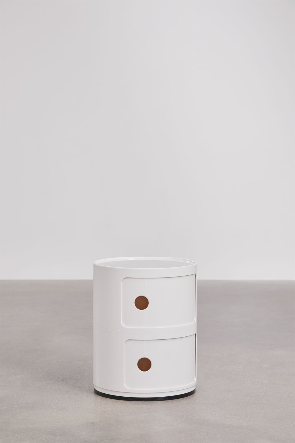 Round nightstand with shelves Babel, gallery image 2
