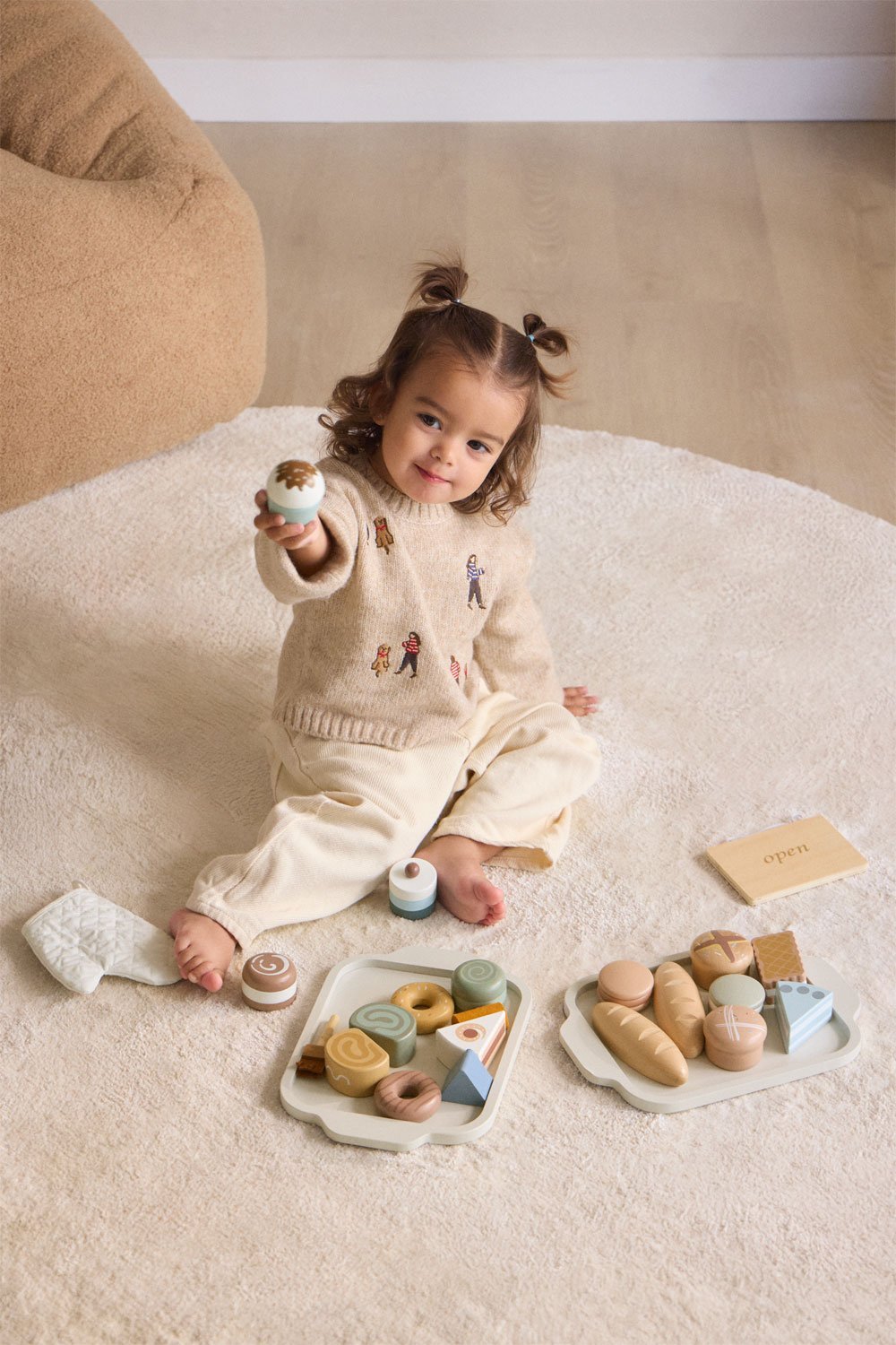 Leda Kids Wooden Bakery Accessory Set, gallery image 1