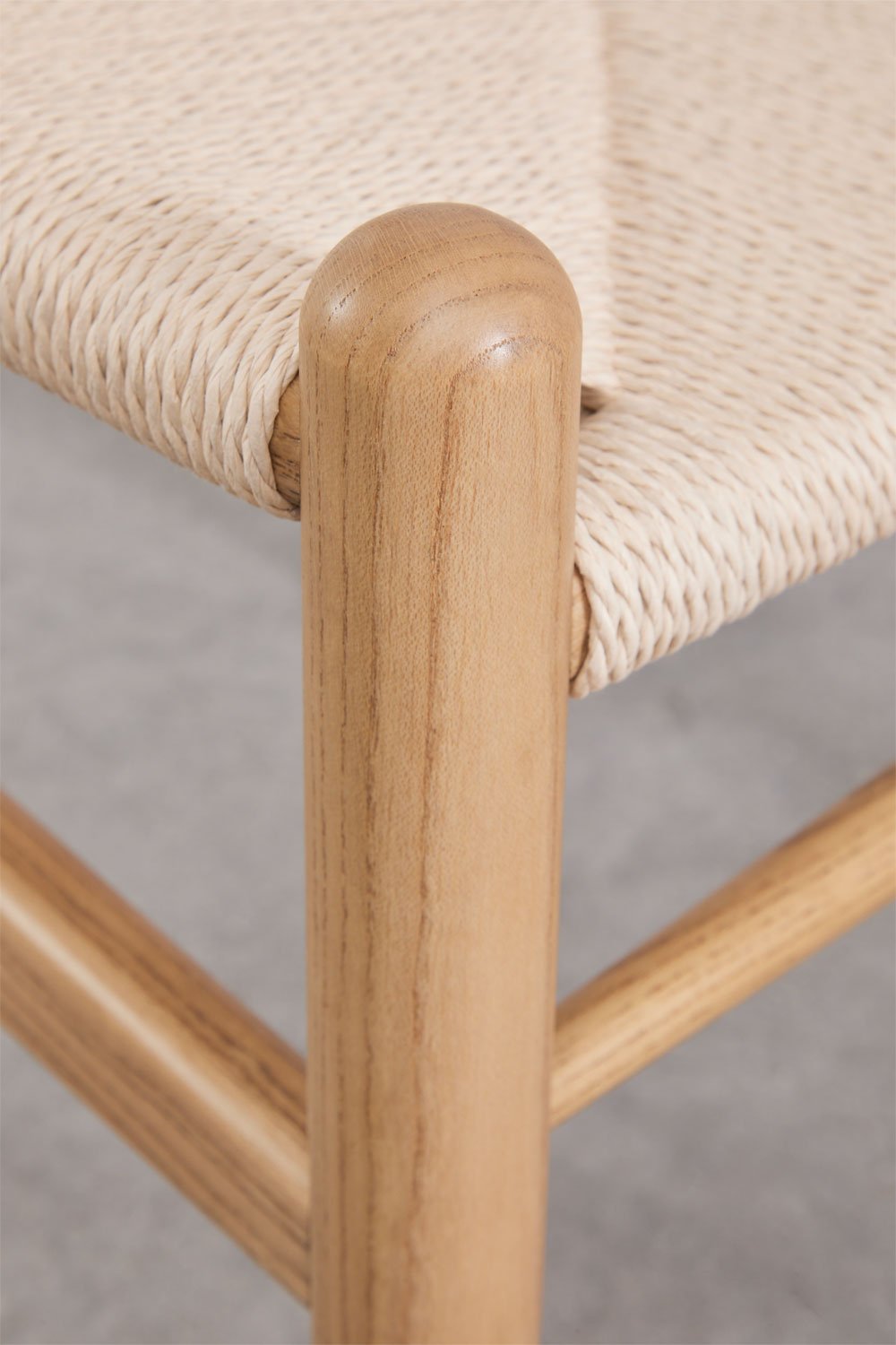 Elm wood dining chair Uish Edition, gallery image 7