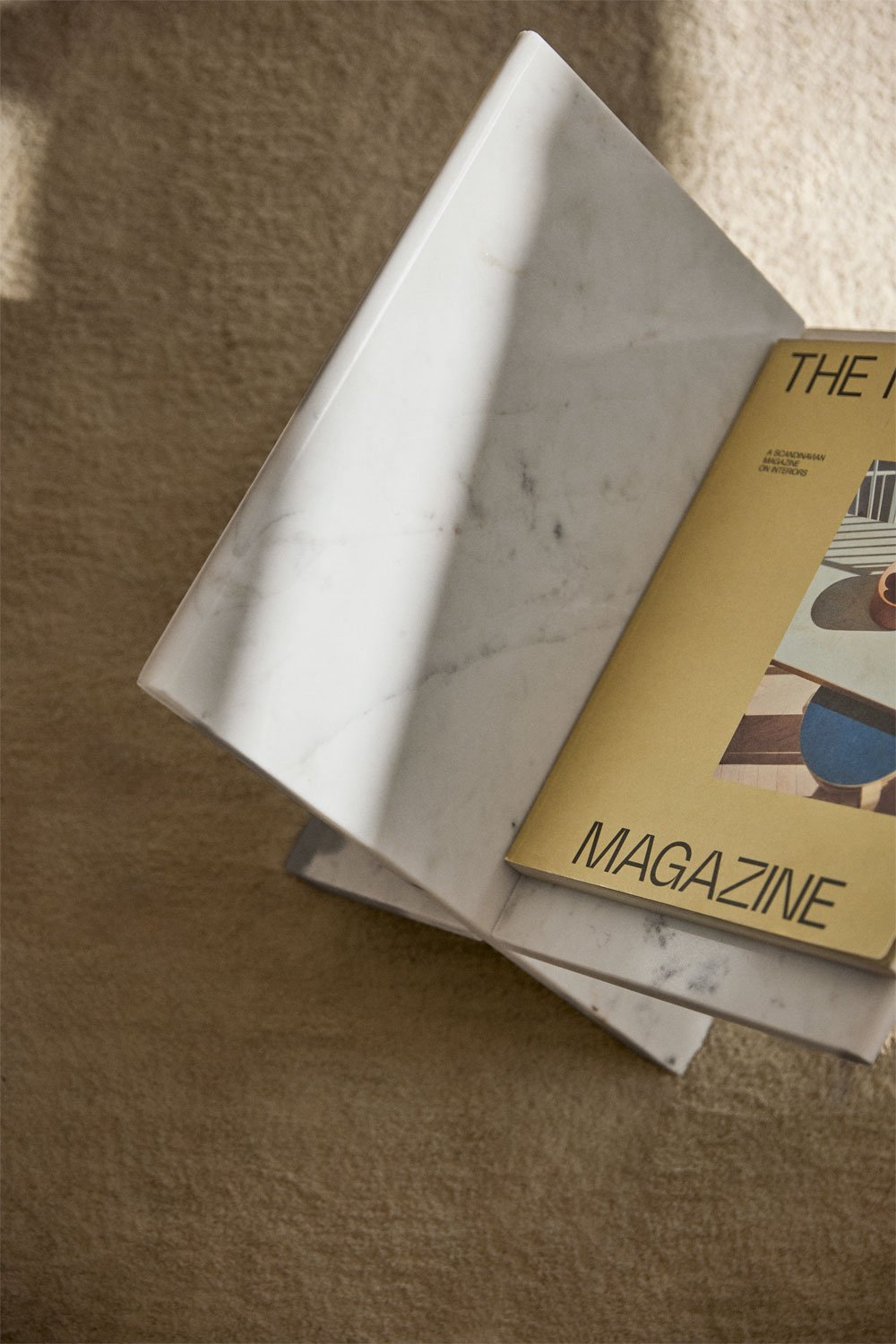 Kristoff marble magazine rack, gallery image 2