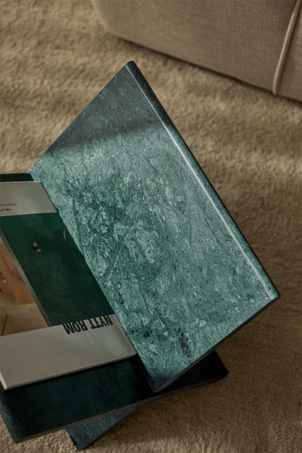 Kristoff marble magazine rack, gallery image 2