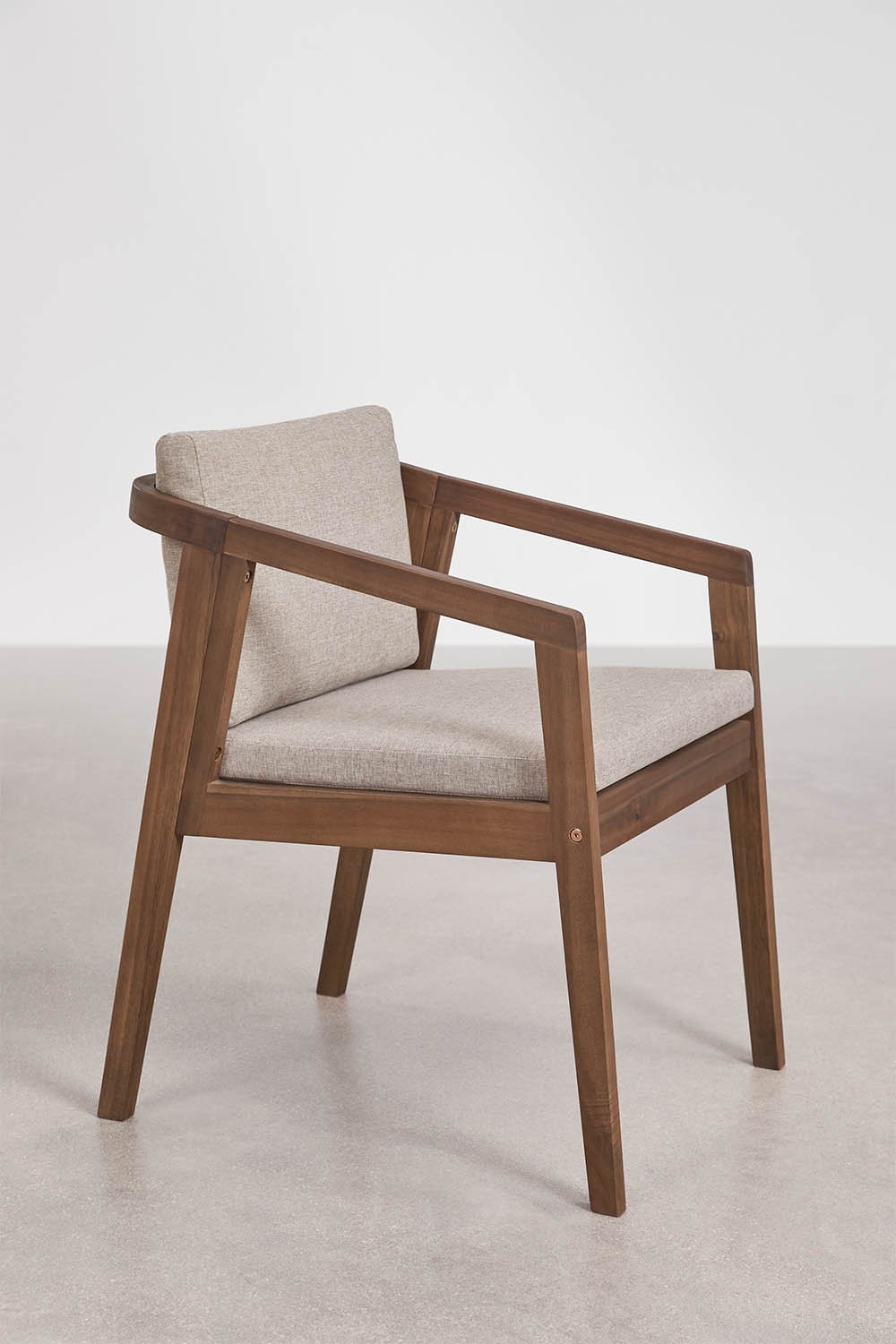 Acacia wood garden chair Kaela, gallery image 4