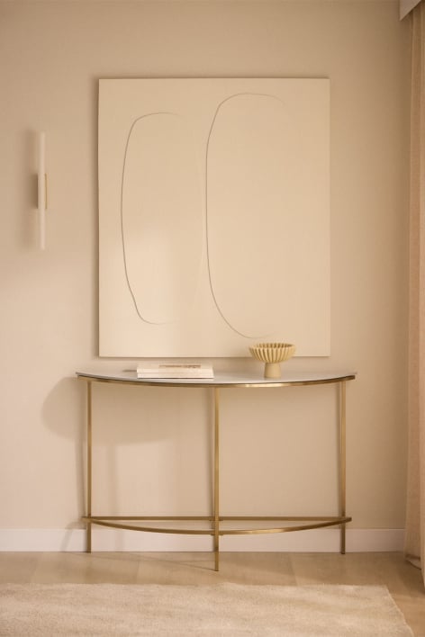 Debiky steel entryway console