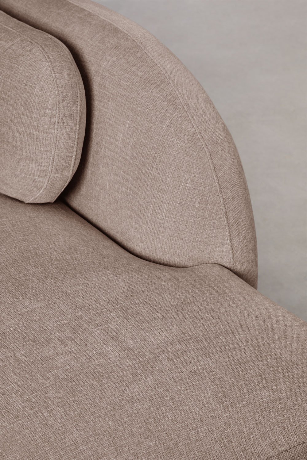 Right chaise module for modular sofa in Coquette chenille, gallery image 5