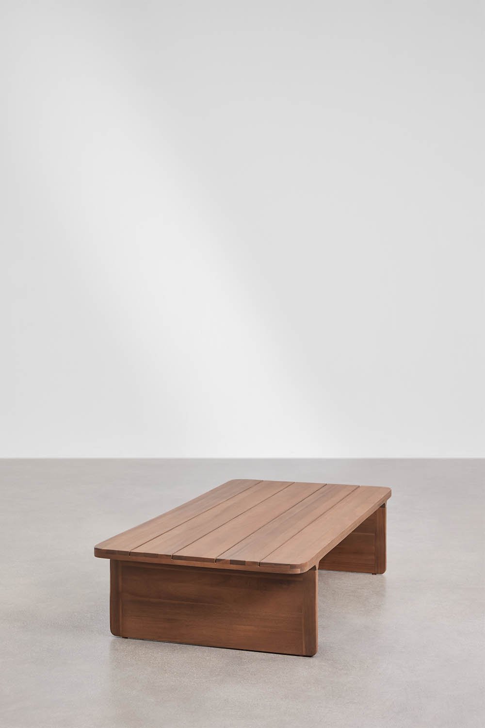 Garden set with 3-seater sofa and coffee table in Noira acacia wood, gallery image 8